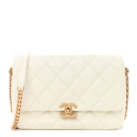 chain melody flap chanel|CHANEL Shiny Caviar Quilted Large Chain Melody .